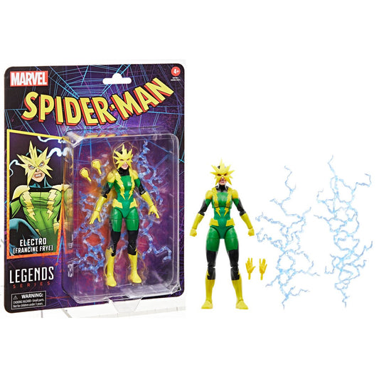 Spider-Man Marvel Legends Electro (Francine Frye) 6-Inch Action Figure
