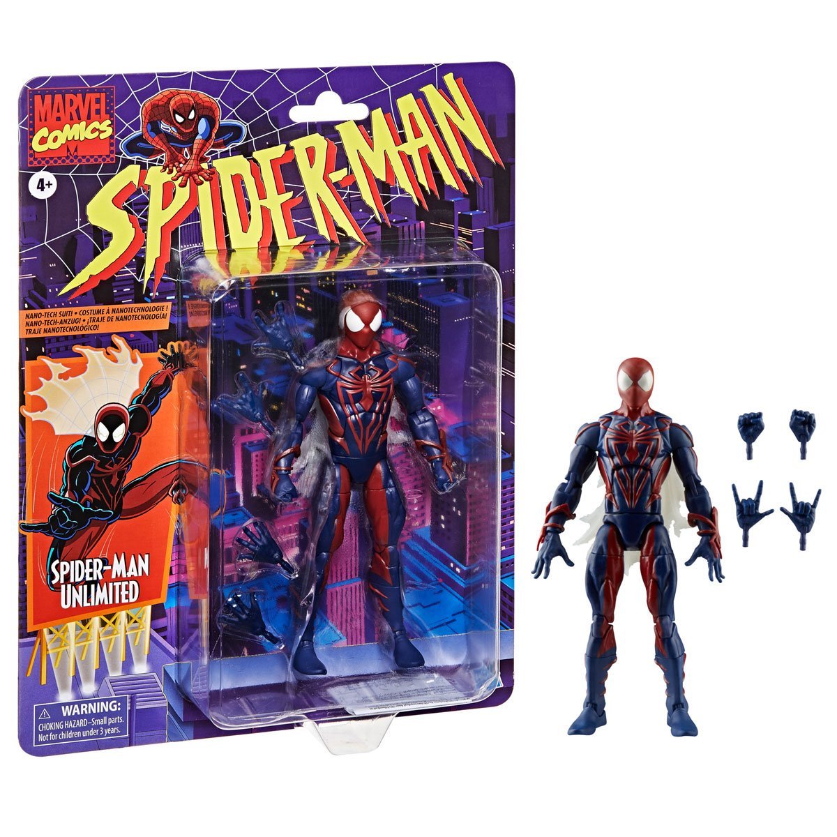 Spider-Man Unlimited Retro Marvel Legends 6-Inch Action Figure